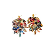 Les Boucles d’oreilles – Plume jungle mystique