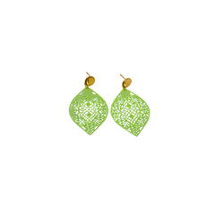 Les Boucles d’oreilles – Feuille Filigrane