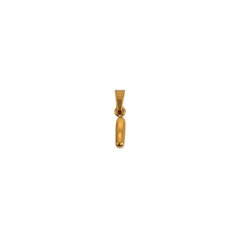 Initiale Signature Manouchka – Acier inoxydable 316L plaqué or 18K