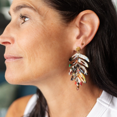 Les Boucles d’oreilles – Plume jungle mystique
