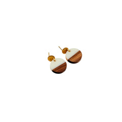 Les Boucles d’oreilles – Luna Bois