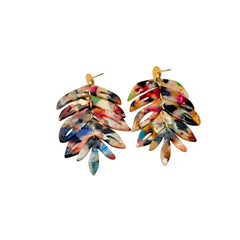Les Boucles d’oreilles – Plume jungle mystique