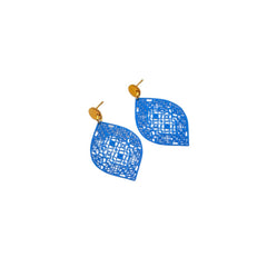 Les Boucles d’oreilles – Feuille Filigrane