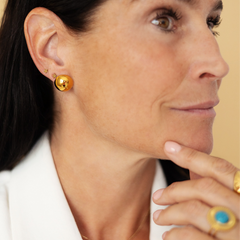 Les Boucles d’oreilles – Demi-sphère