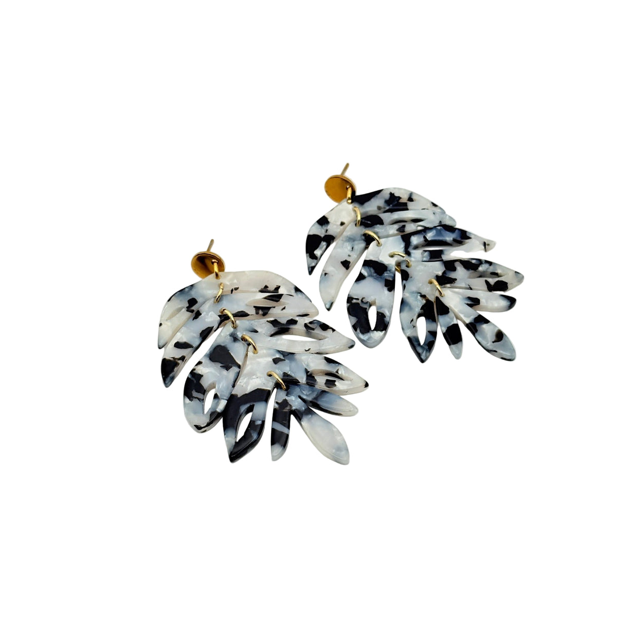 Les Boucles d’oreilles – Plume Brume polaire