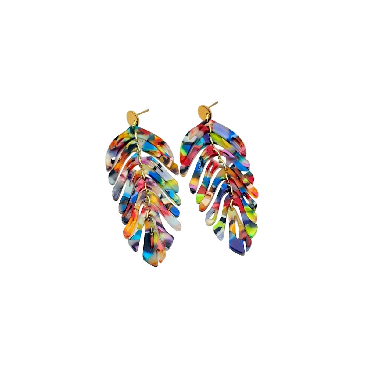 Les Boucles d’oreilles – Plume Carnaval de Rio