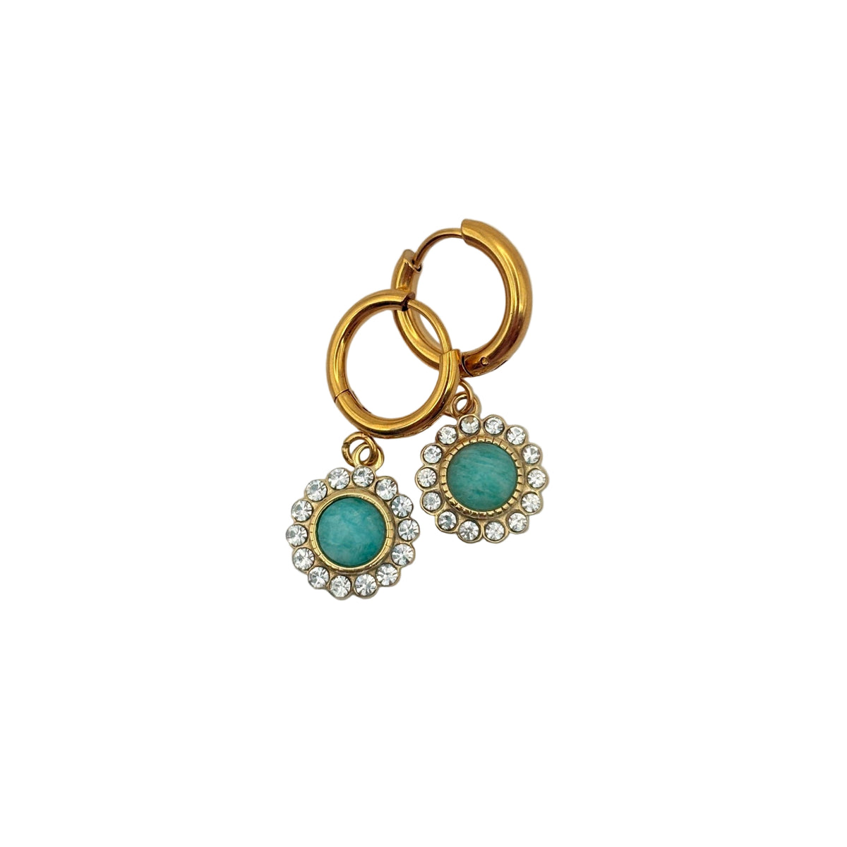Les Boucles d’Oreilles – Manouch Reine Amazonite