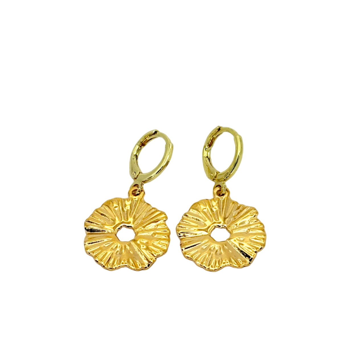 Les Boucles d’oreilles – Fleur ajourée