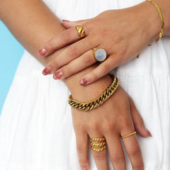 La Bague – Nacré et Paua